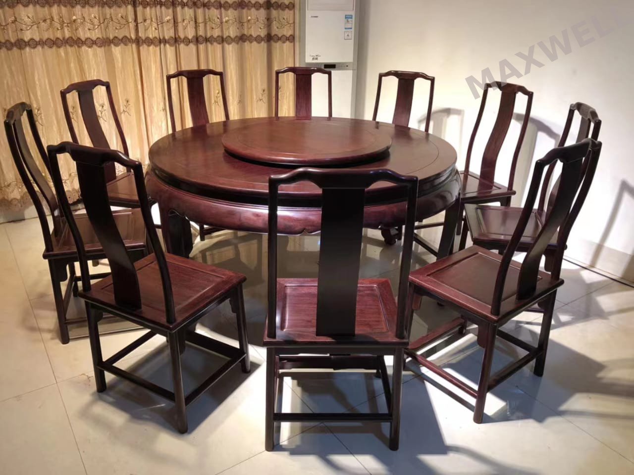 Red Sandalwood Dining Table Set